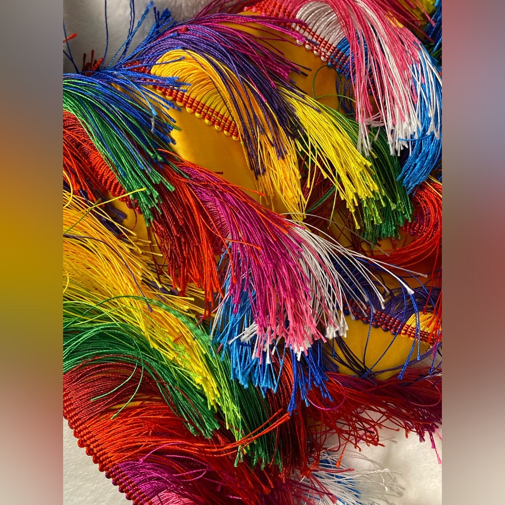Azalea Wang Pristina Boot with Rainbow Fringe 10 - Picture 9 of 12